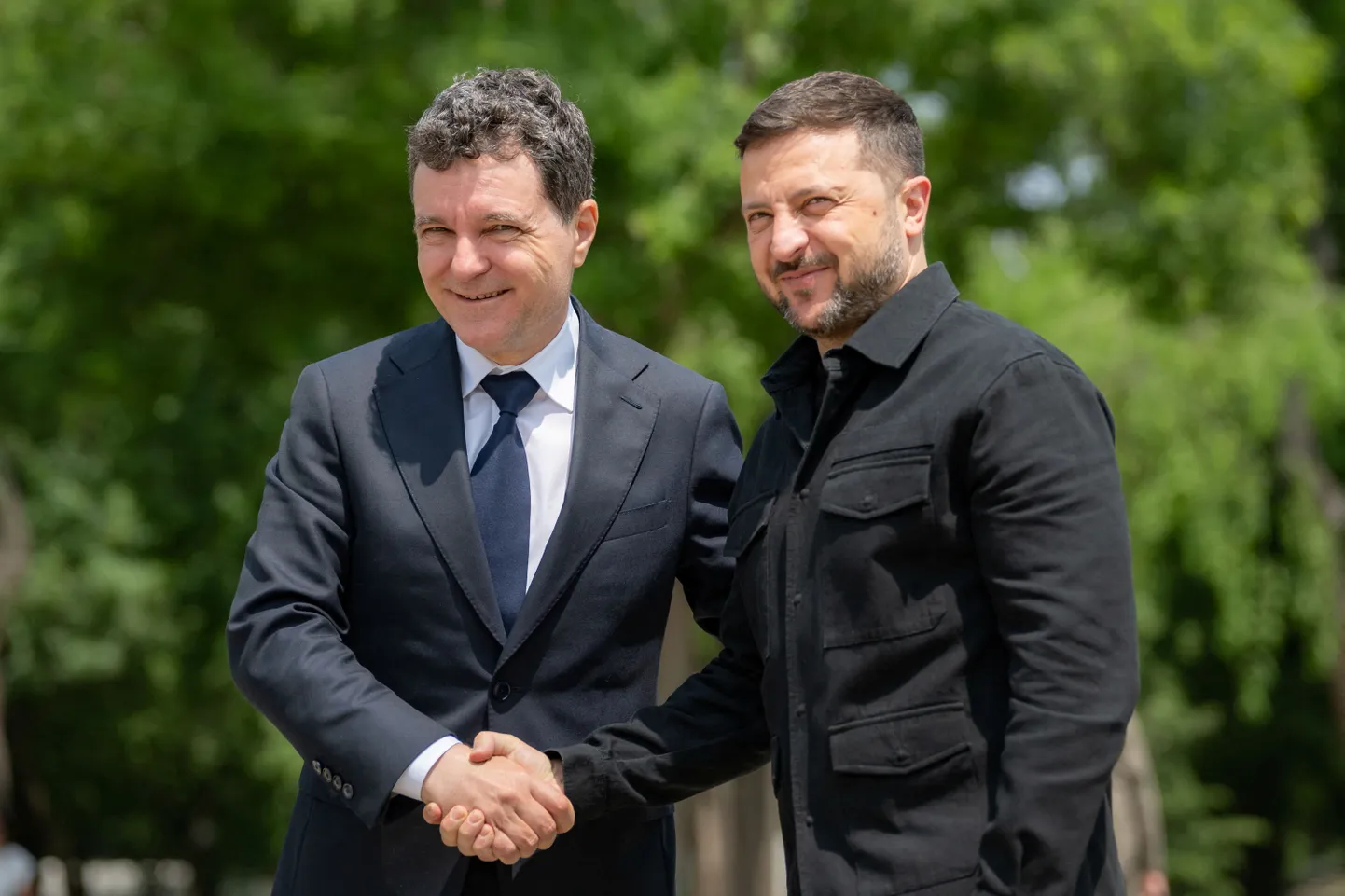 Nicusor Dan ja Volodõmõr Zelenskõi Odessas.
