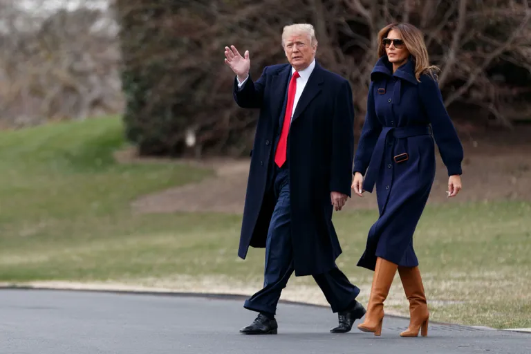 Мелания и Дональд Трамп