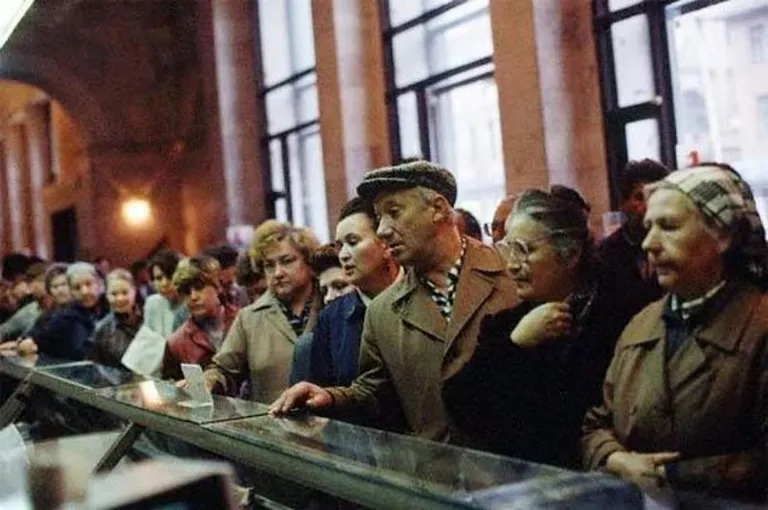 Советские очереди. Иллюстративное фото