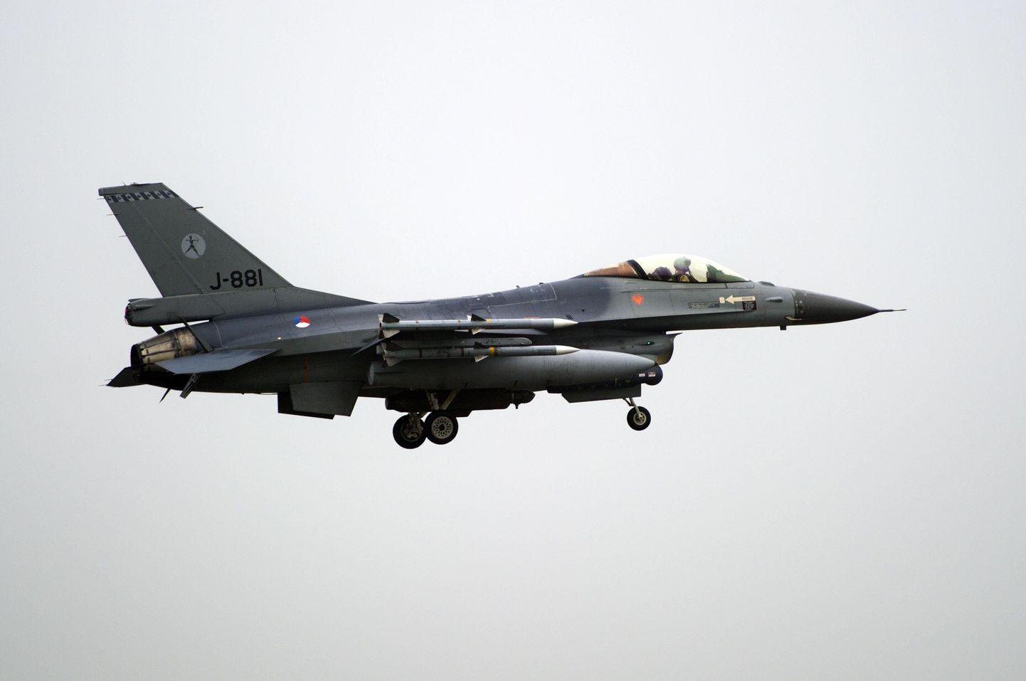 Hollandi õhujõudude F-16s.