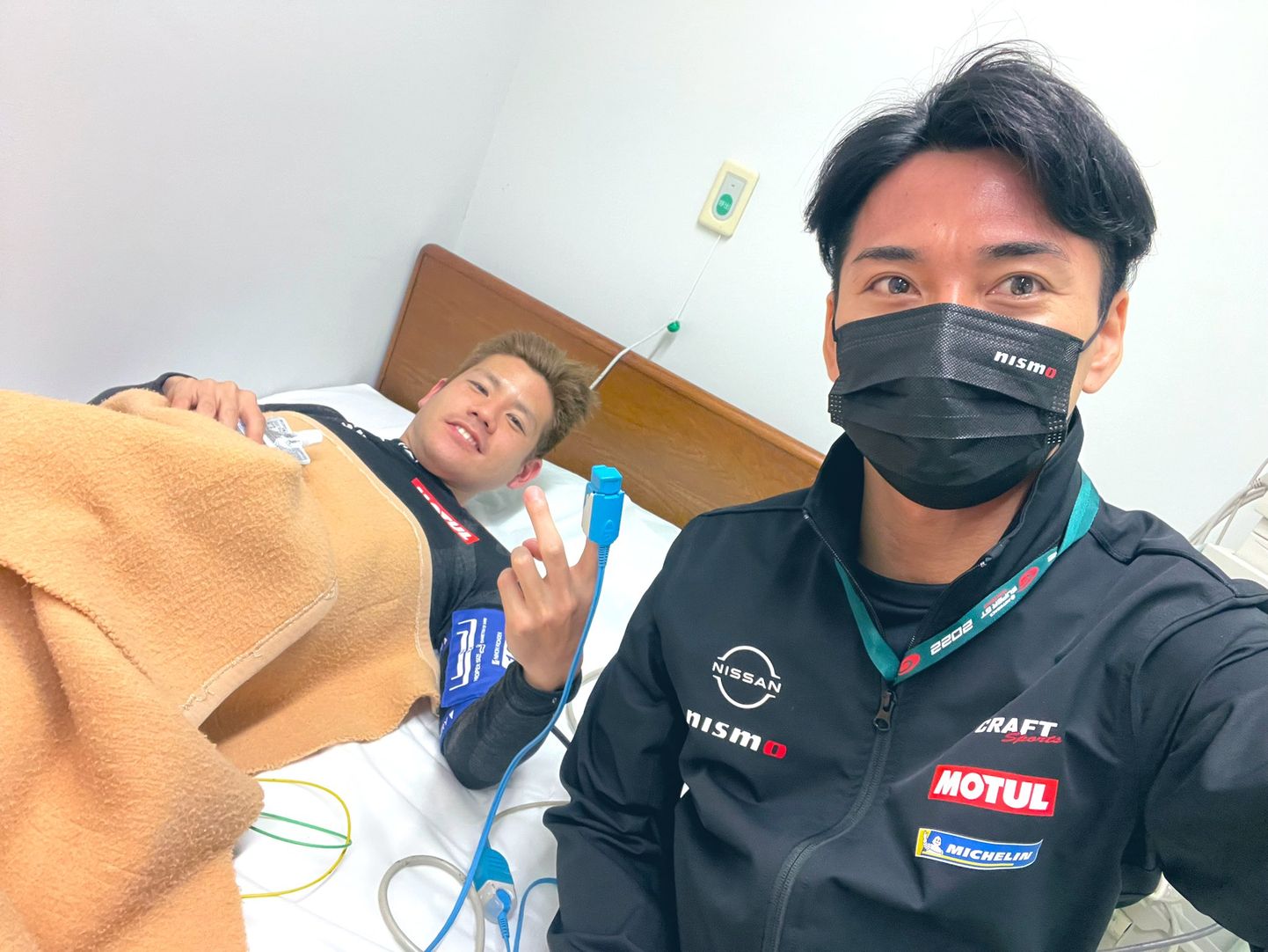 Võidusõitja Mitsunori Takaboshi andis sotsiaalmeedia vahendusel teada, et temaga on kõik korras.