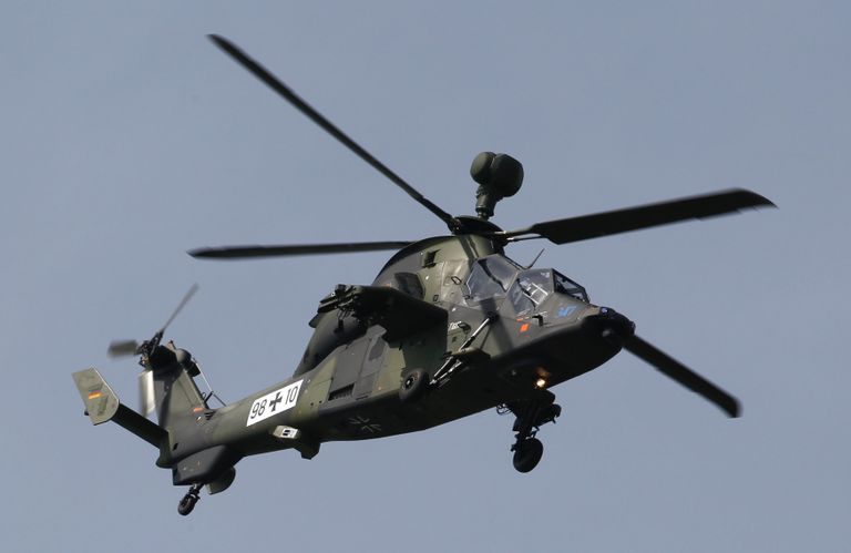 Ударный вертолет Eurocopter Tiger был разработан совместно Францией и Германией.