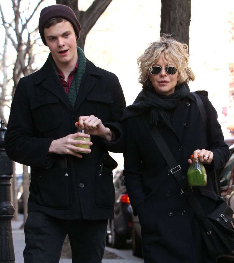 Meg Ryan ja ta poeg Jack Quaid märtsis 2011 New Yorgis