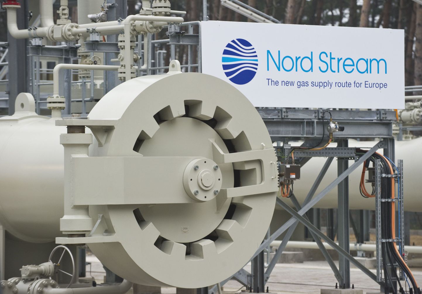 Osa Nord Streami gaasitorustikust Lubminis.