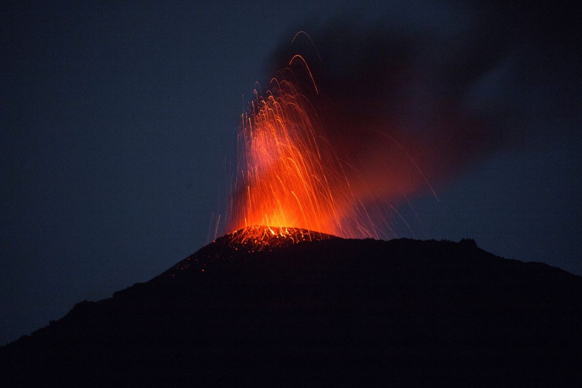 Vulkāna izvirdums Gvatemalā.