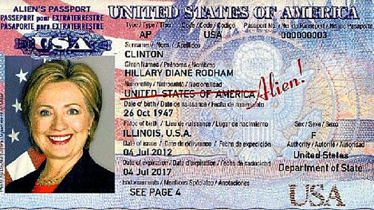 Паспорт негражданина США.