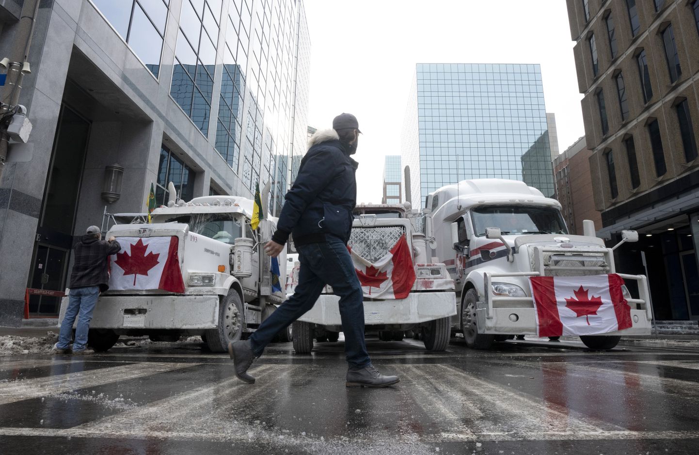 Kanada pealinnas Ottawas on alates 28. jaanuarist koroonapiirangute vastane protest autodega