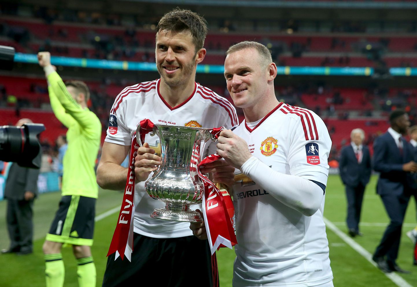 Wayne Rooney ja Michael Carrick.