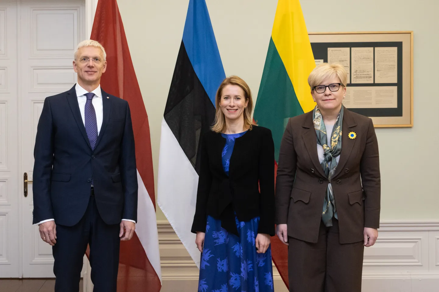 Balti peaministrite kohtumine Tallinnas.