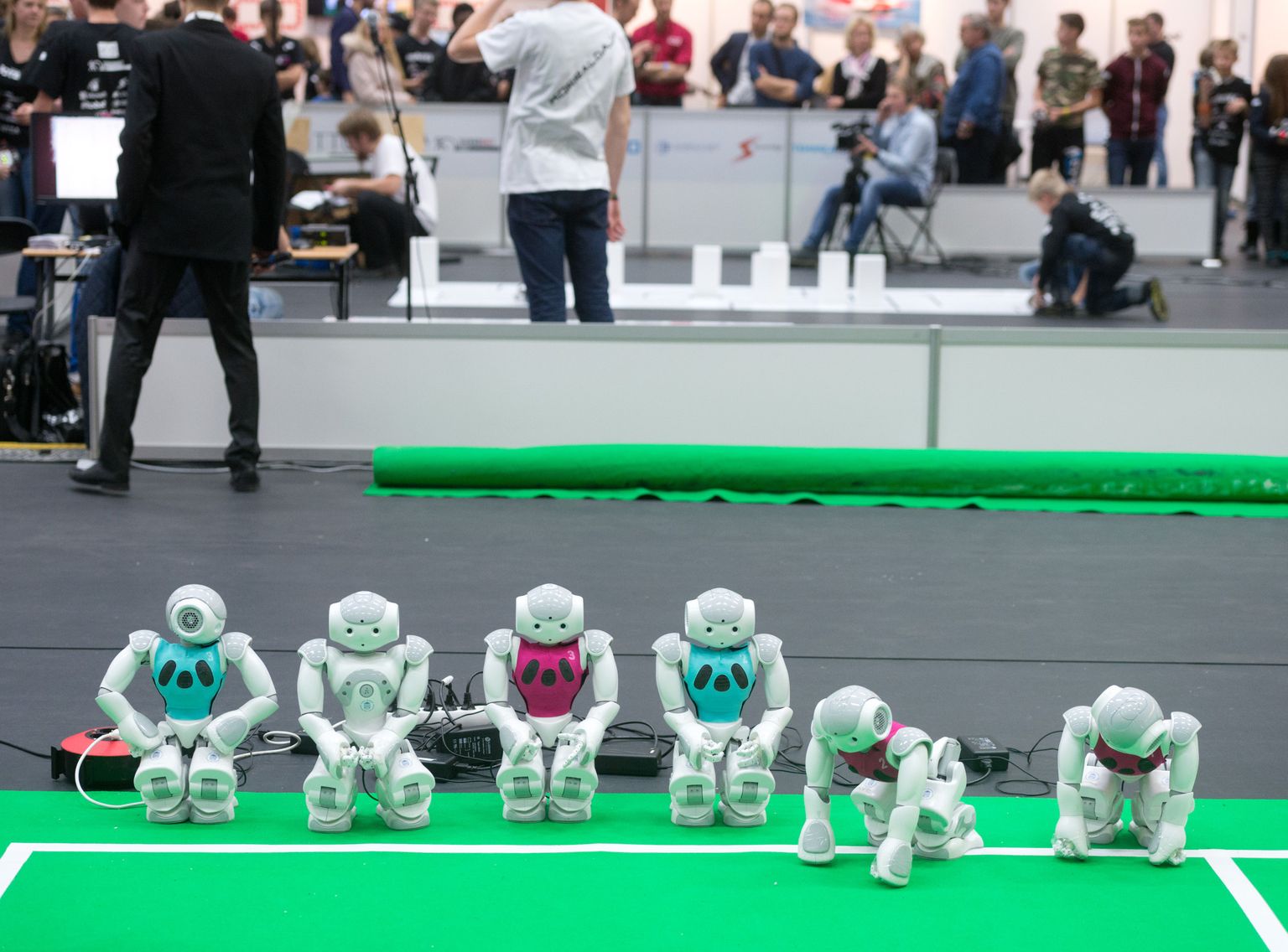 Väikesed robotid möödunud aasta Robotexil. Pilt on illustratiivne.