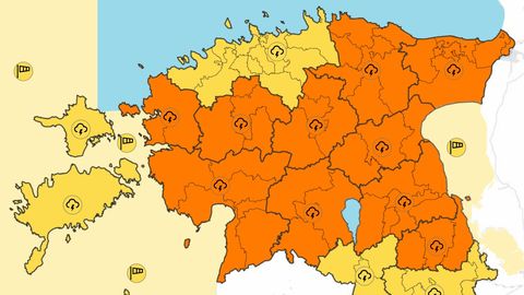 Päästeamet palub inimestel valmistuda tormiks
