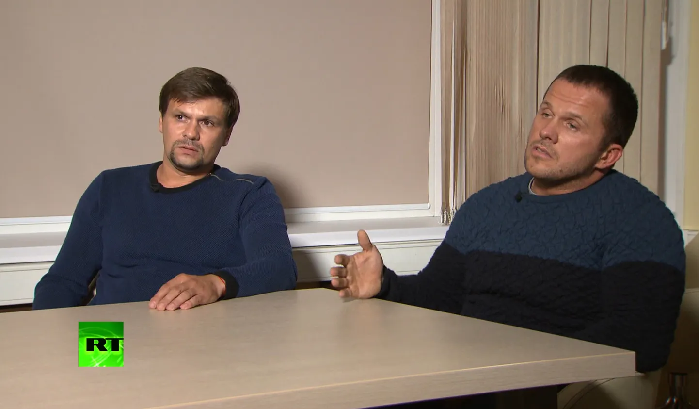 GRU agendid Aleksandr Miškin (paremal) ja Anatoli Tšepiga.