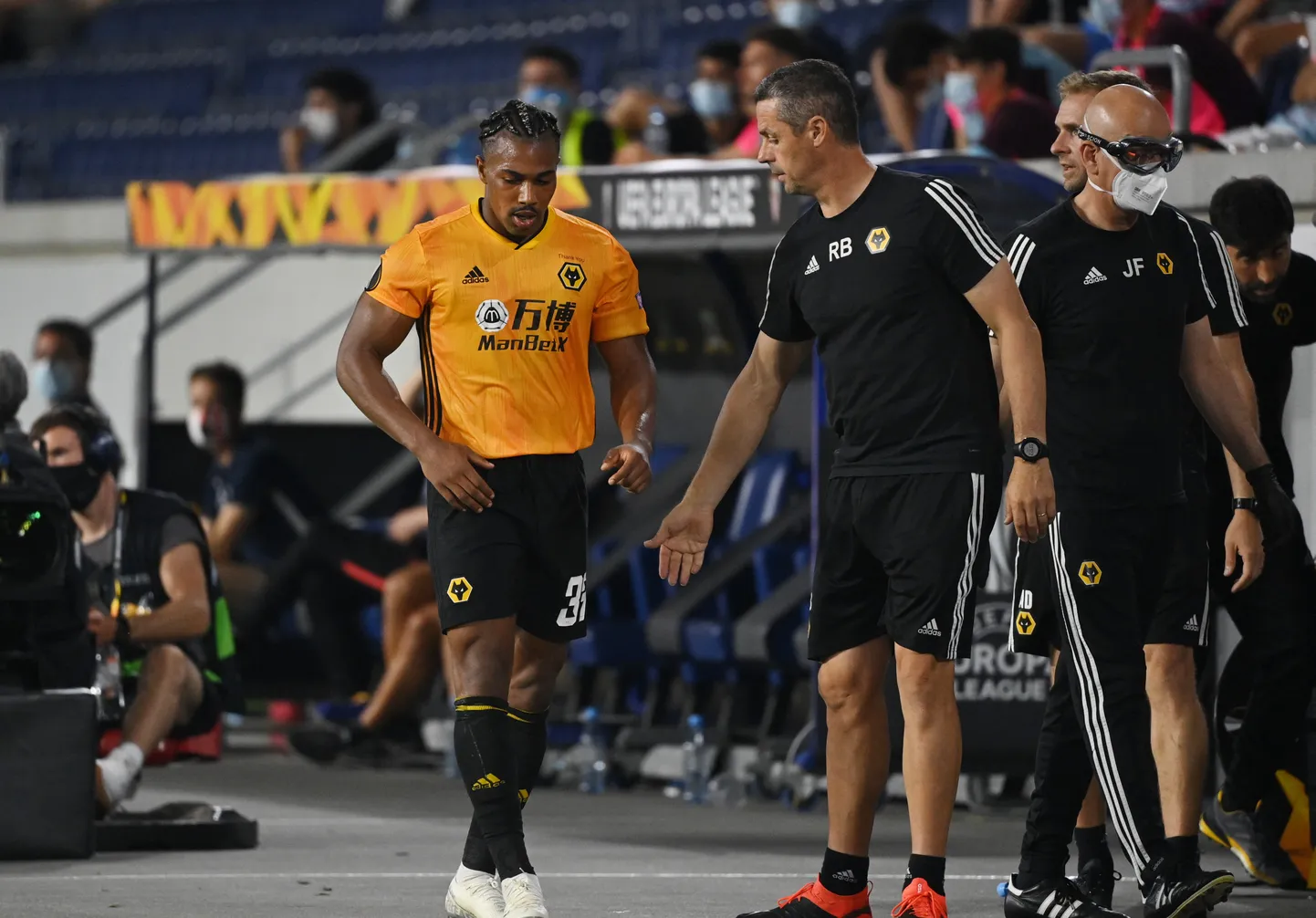 Adama Traore Euroopa liiga kohtumises.