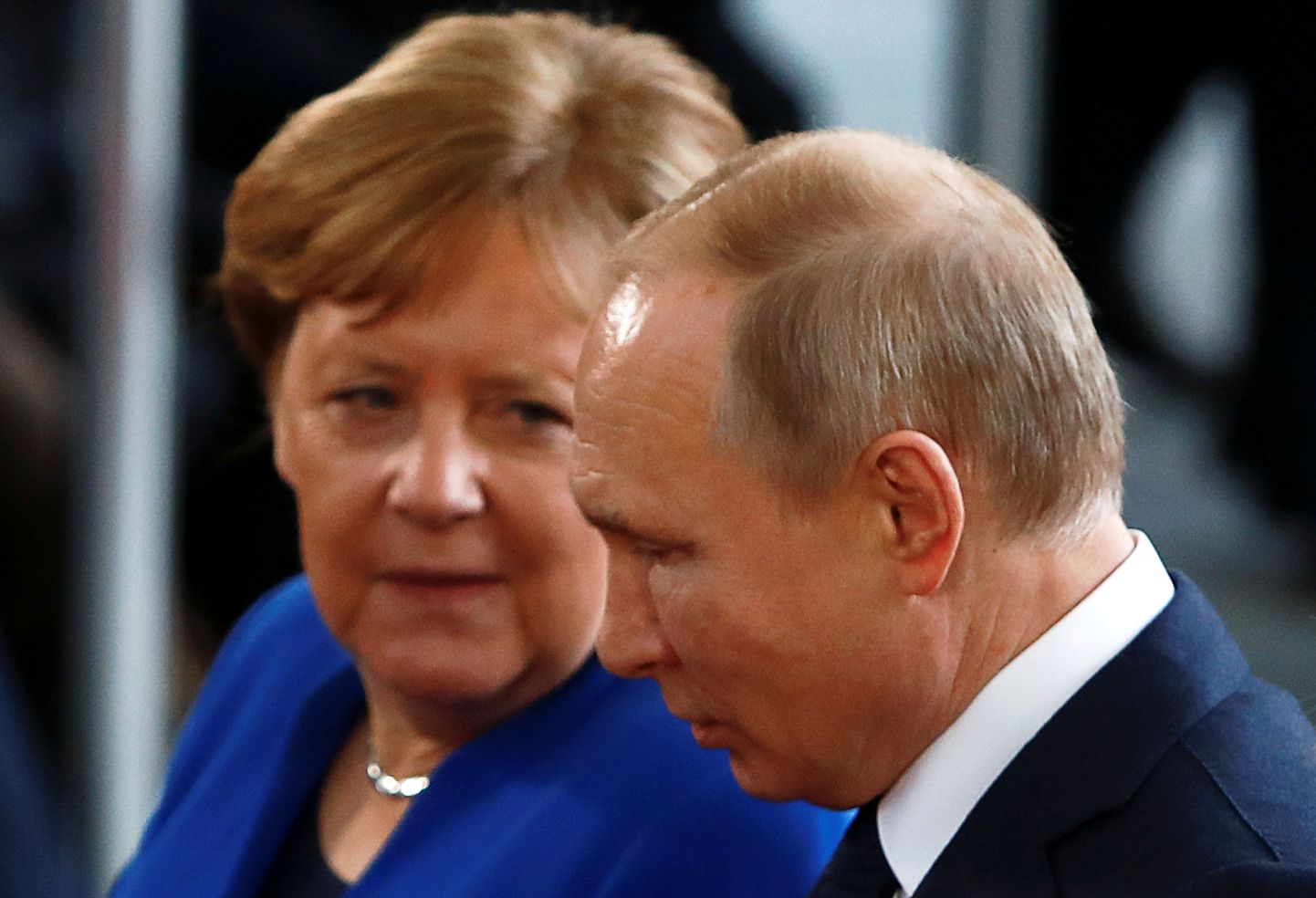 Ангела Меркель и Владимир Путин. 19 января 2020 года