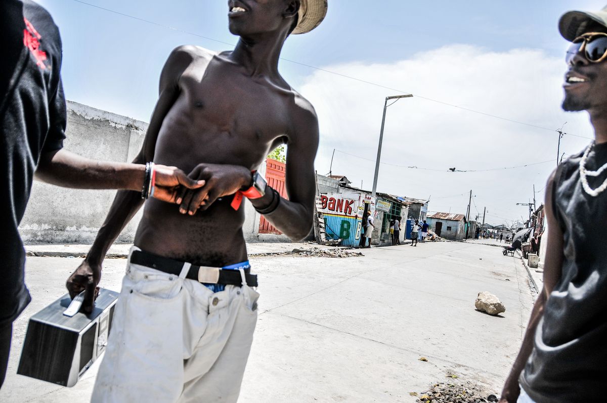 Ielas skats Portoprensā, Haiti