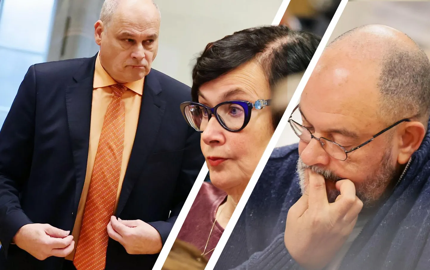 Uus katse: Katri Raigi ja Mihhail Stalnuhhini võimuliidul olid novembris hääled justkui koos, aga linnapea Jaan Tootsi (vasakul) ei suudetud ikka maha võtta.