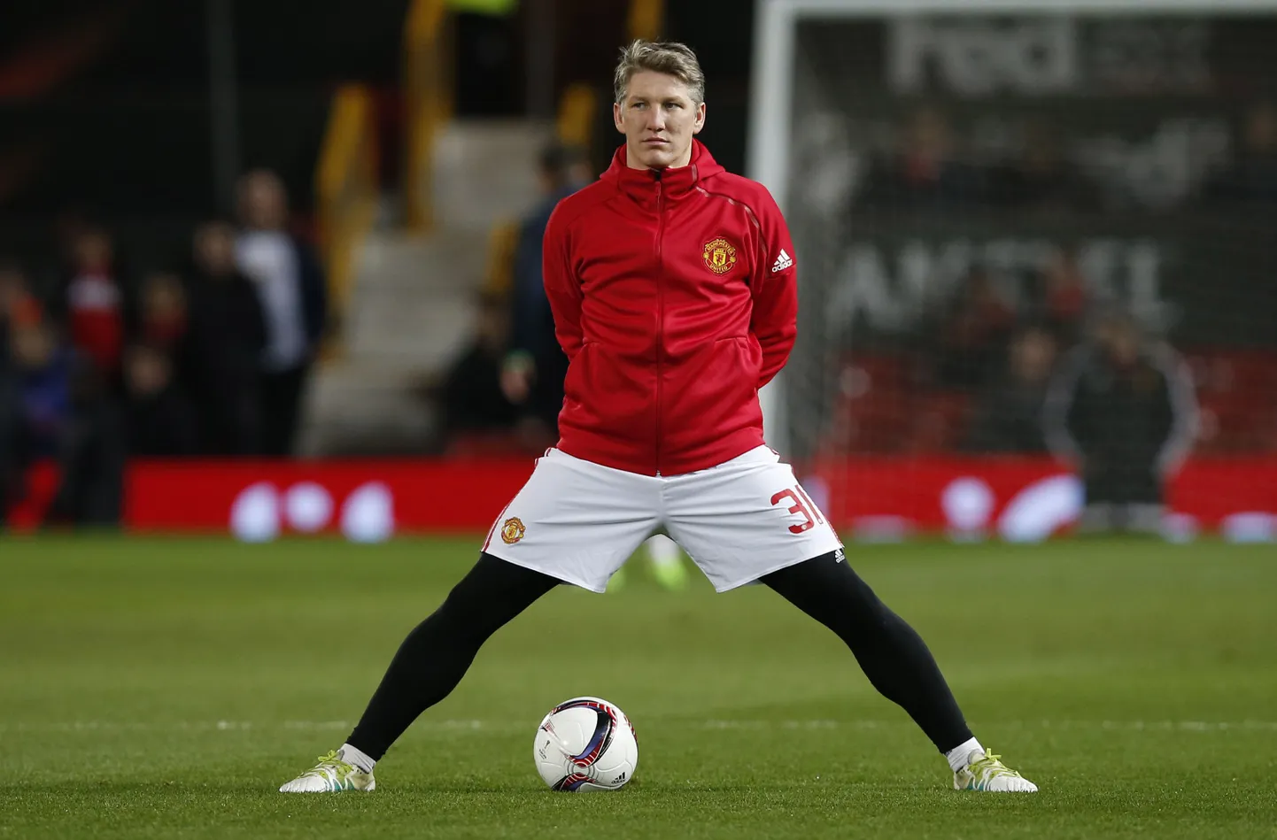 Bastian Schweinsteiger ei mahtunud Manchester Unitedis enam mängumeeste sekka.