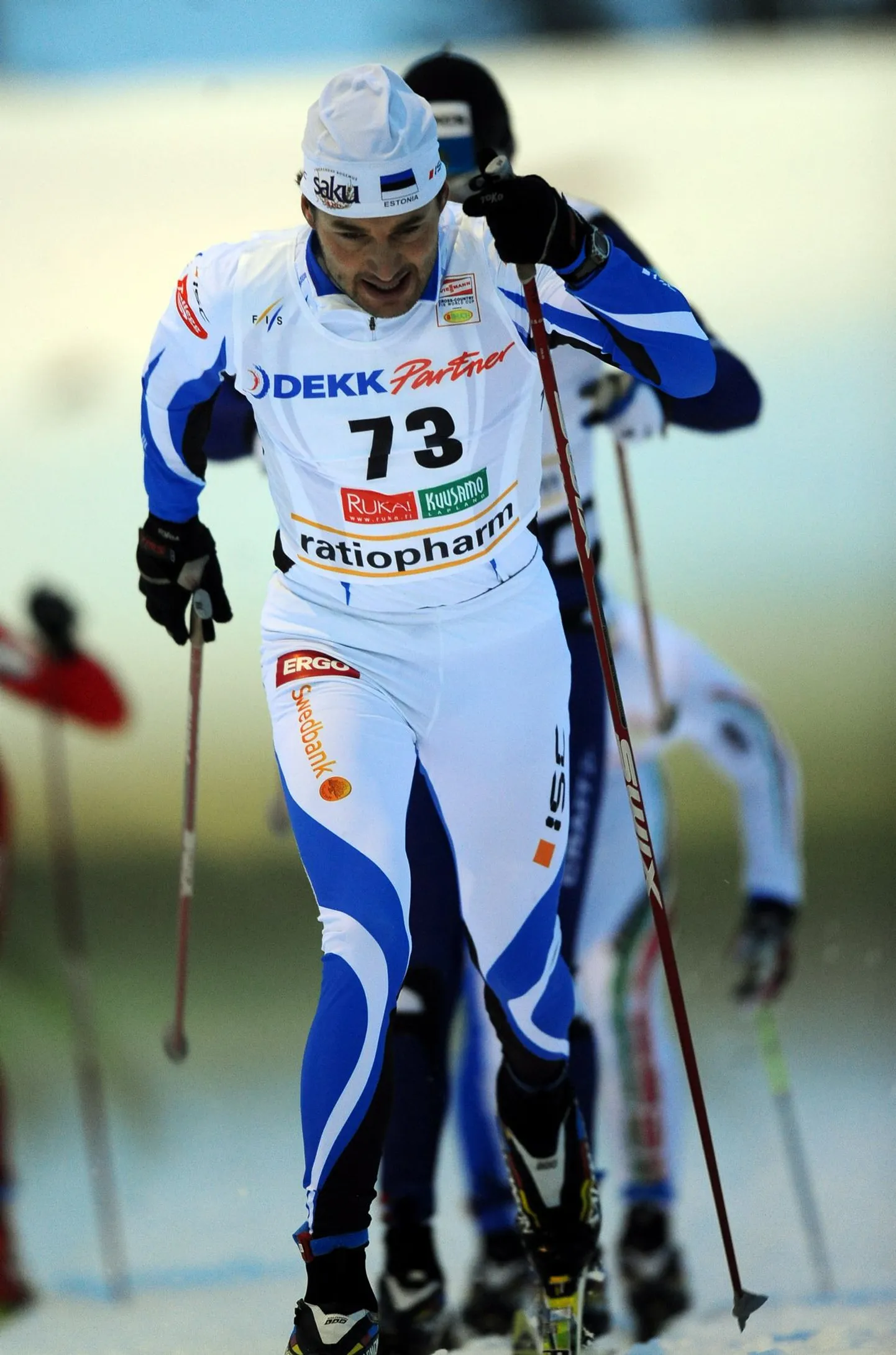 Andrus Veerpalu Kuusamo MK-etapil.