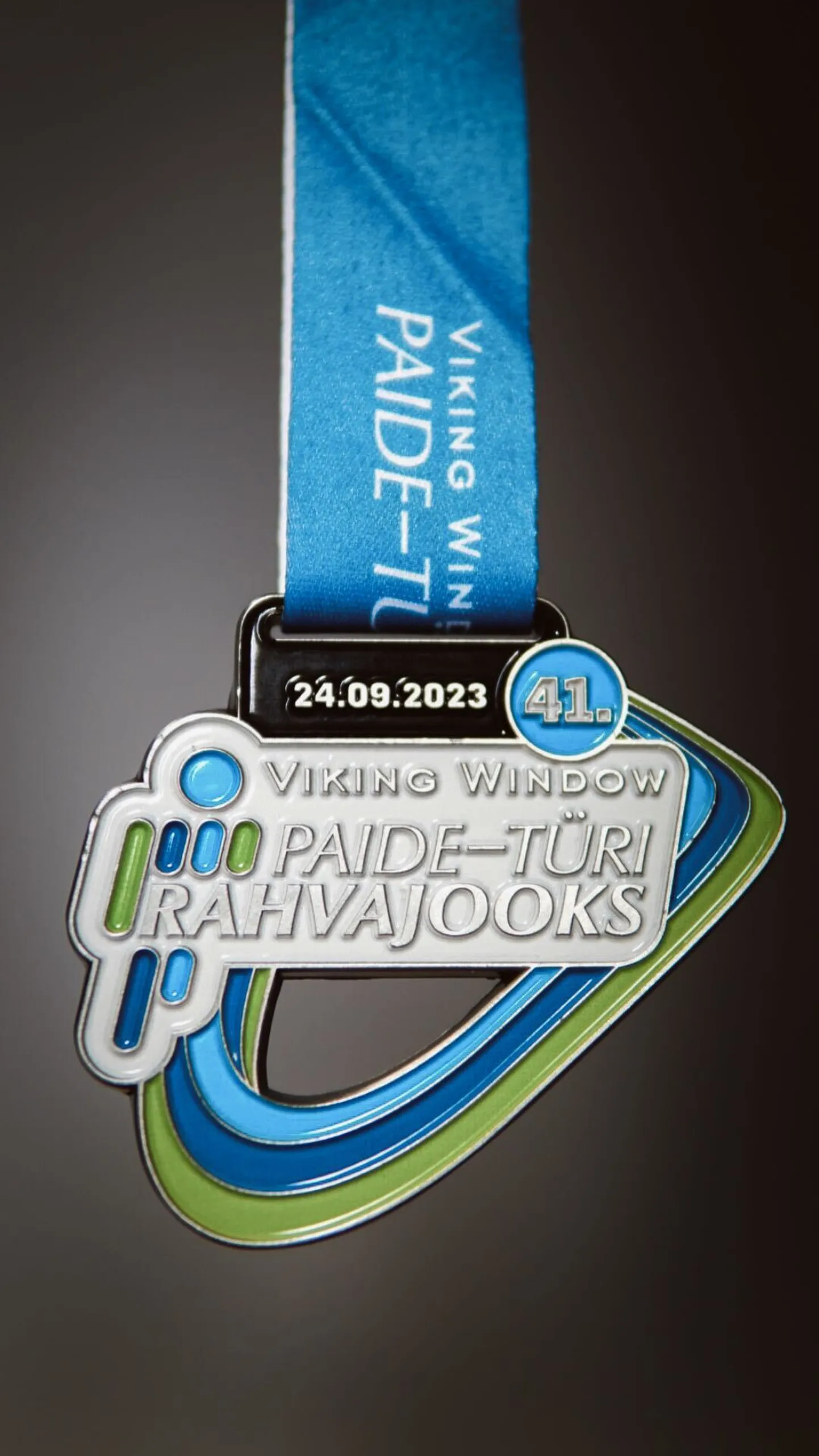 41. Viking Window Paide-Türi rahvajooksu medal