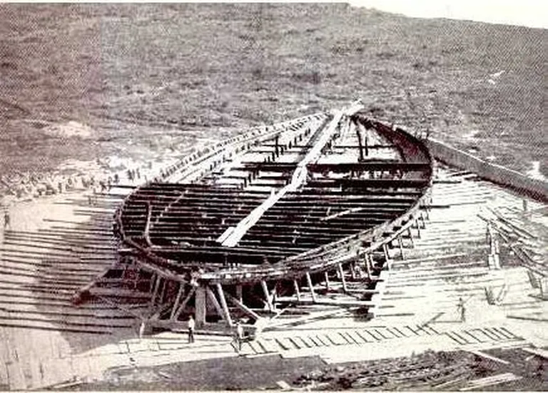 Üks Nemi järvest leitud Vana-Rooma laevadest / wikipedia.org
