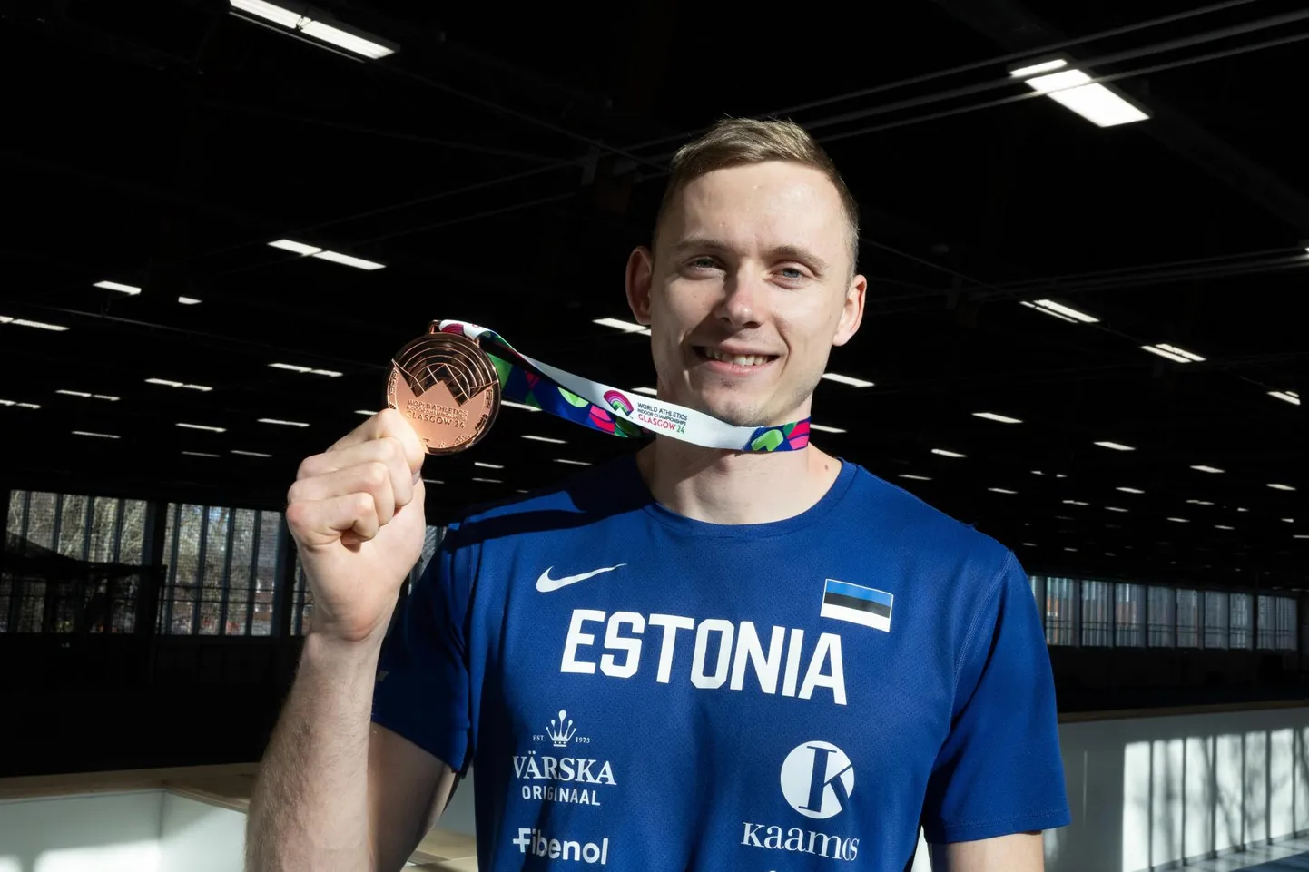 Johannes Erm võitis märtsi algul Šotimaal sisekergejõustiku maailmameistrivõistlustel pronksmedali.