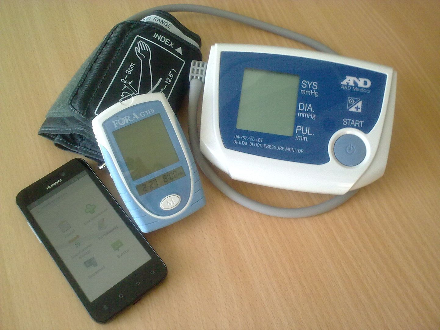 E-tervise projekti käigus antavad seadmed.