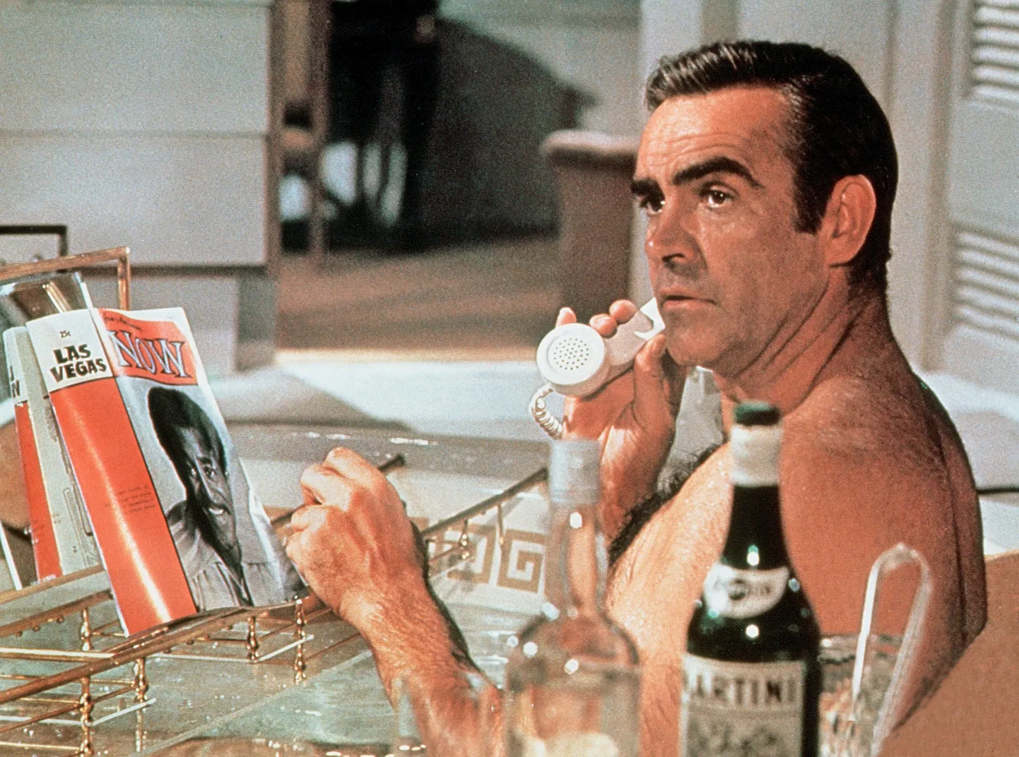 Sean Connery kehastamas James Bondi filmis «Diamonds Are Forever» (1971).