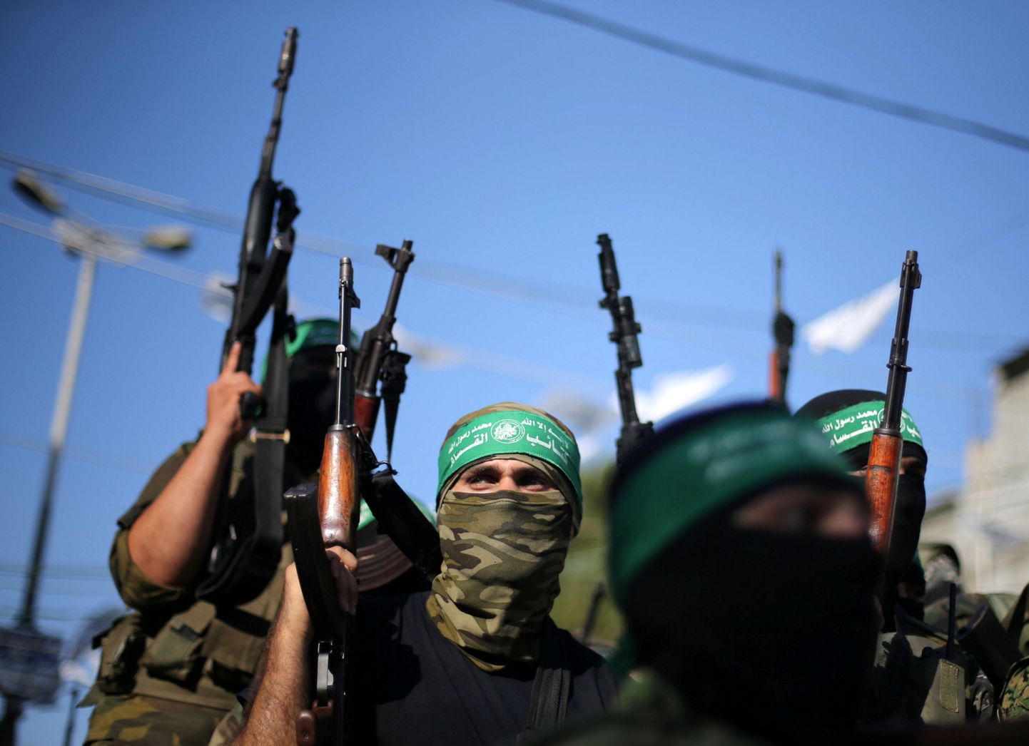 Hamasi võitlejad.