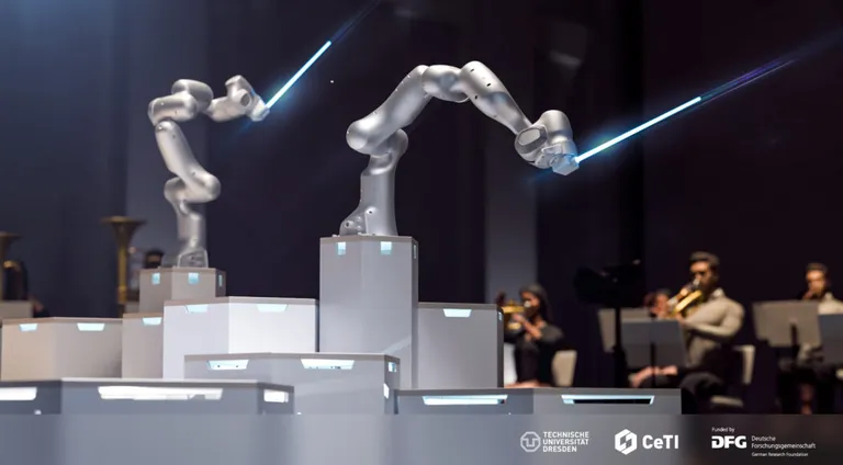 Dresdeni Sümfooniaorkester tähistas oma 25. aastapäeva Robot Sümfooniaga.
