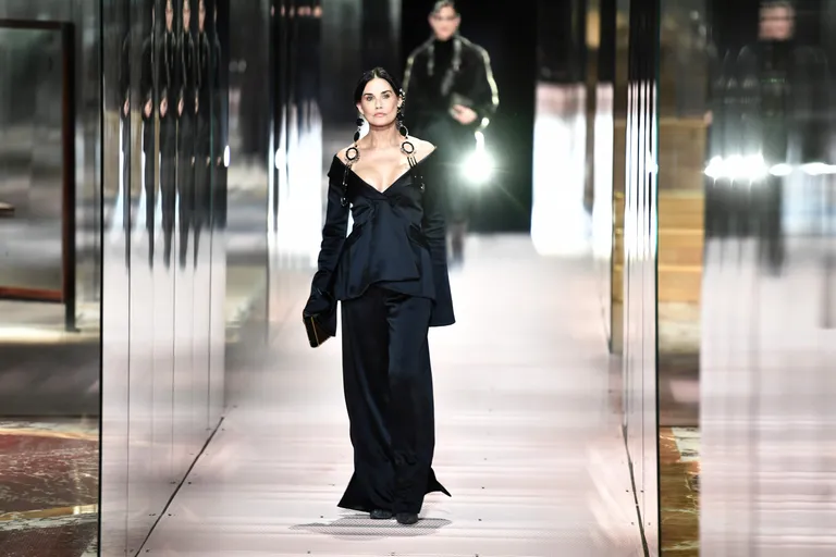 Demi Moore Pariisi moenädalal 27. jaanuaril.