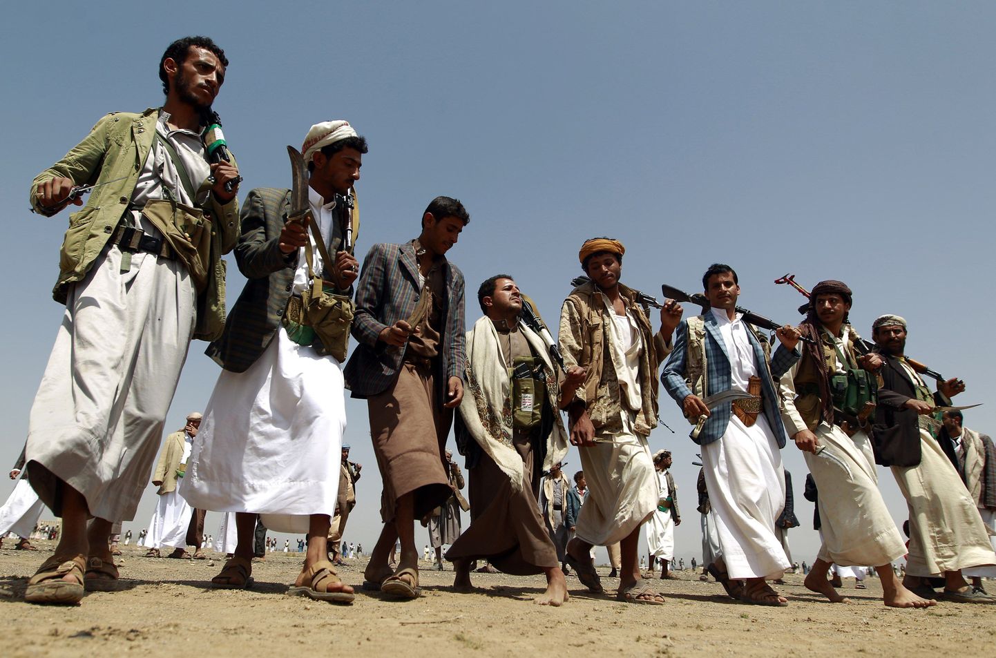 Huthi mässulised.
