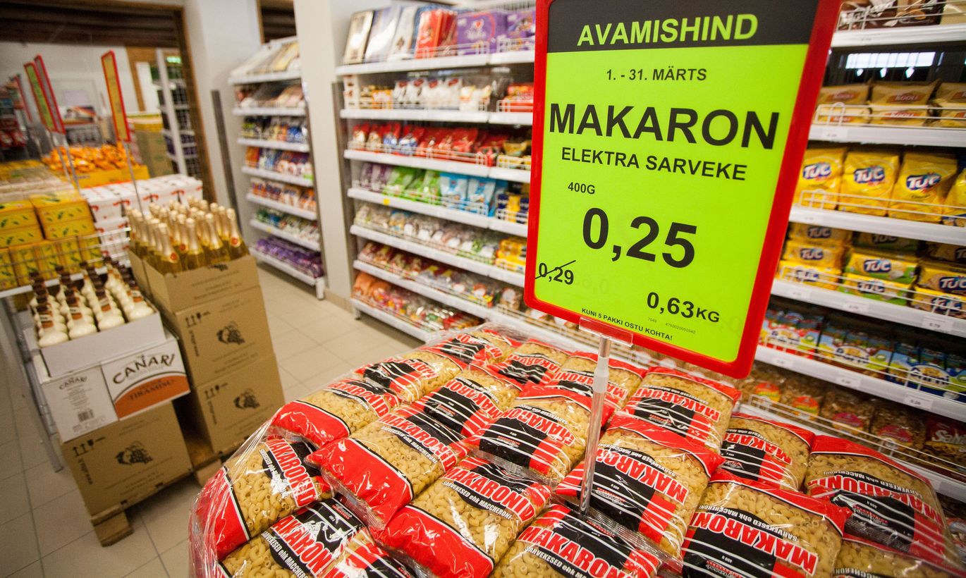 Most Estonian residents buy food in bigger stores - survey - Estonian news