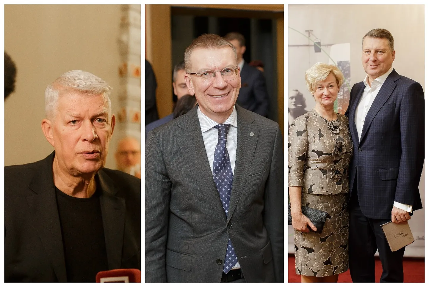Валдис Затлерс, Эдгар Ринкевич, Раймонд Вейонис