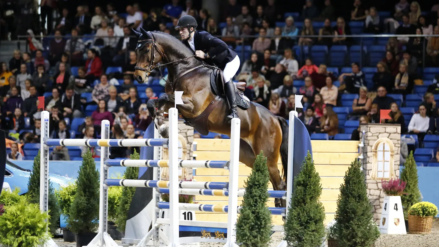 2018. a Tallinn Horse Show takistussõidu MK-etapi võitja Kristaps Neretnieks (LAT).