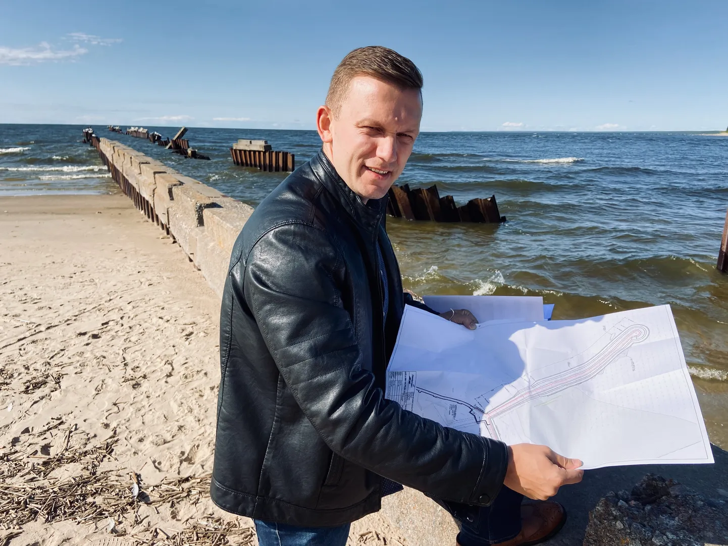 Narva-Jõesuu linnapea Maksim Iljini üks suuremaid lähiaastate ettevõtmisi on uue muuli rajamine.