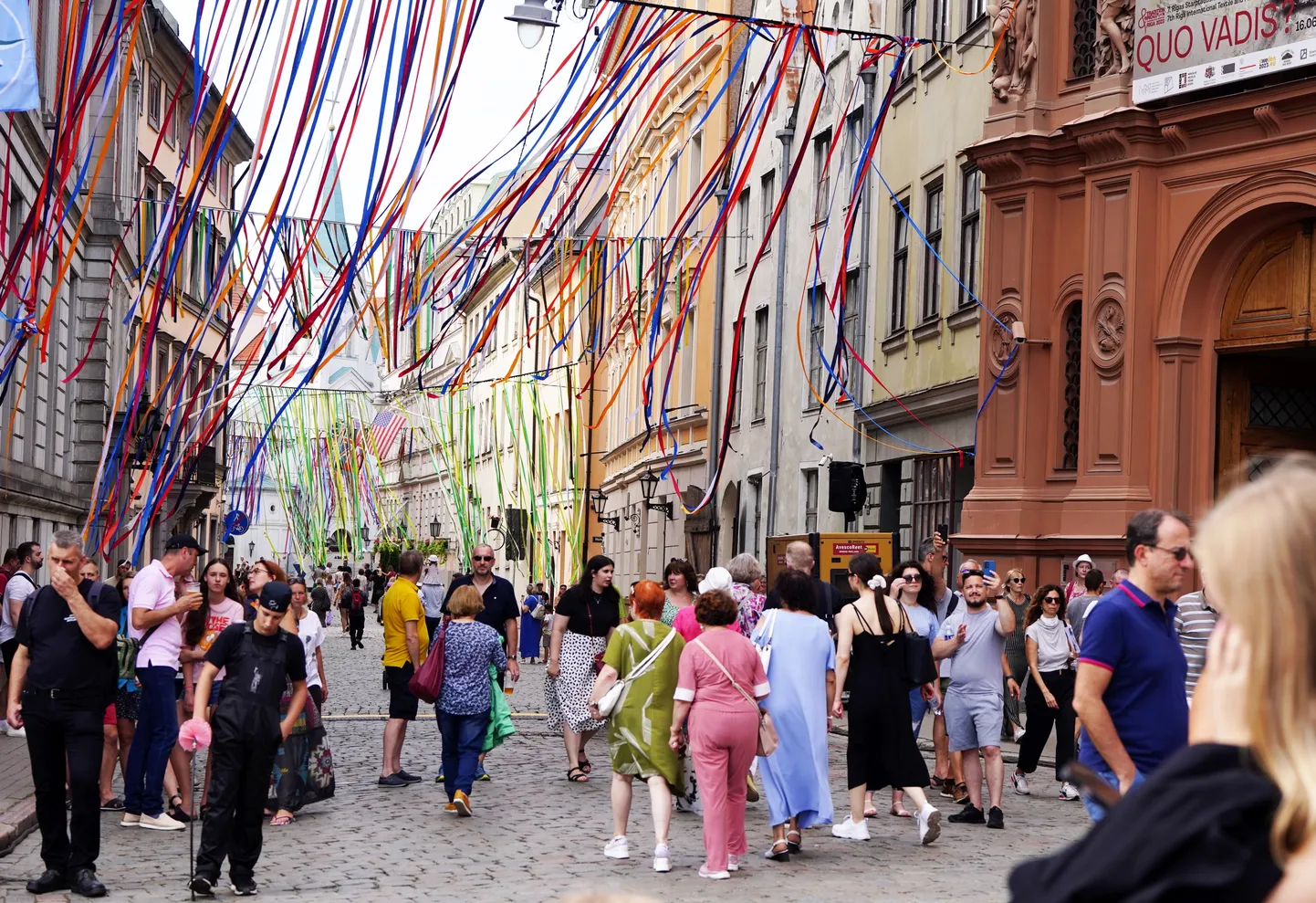 Rīgas 822.dzimšanas dienas svinības Doma laukumā.