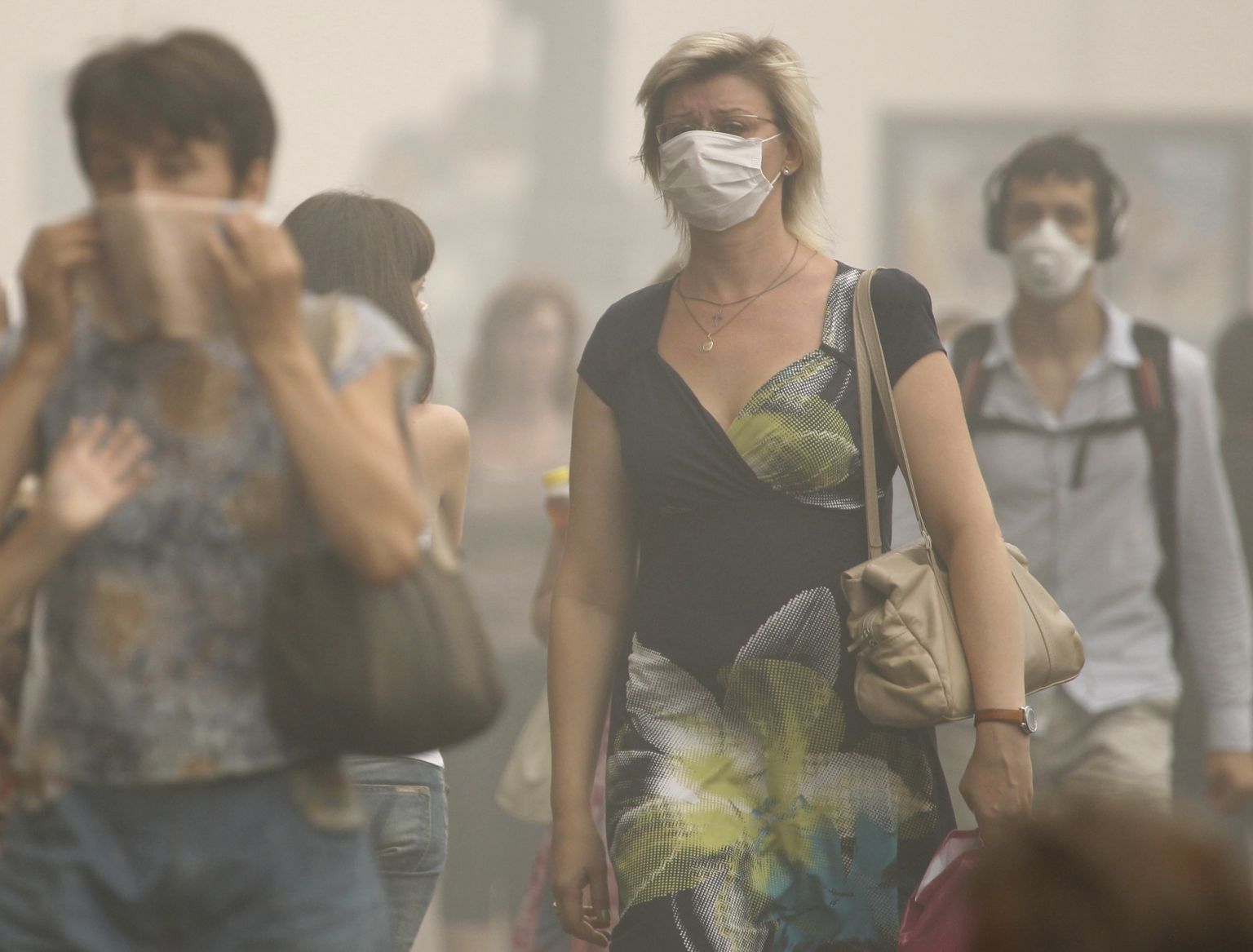 Smogs Krievijas galvaspilsētā Maskavā