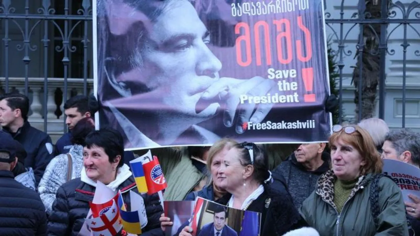 Акция в поддержку Михаила Саакашвили.