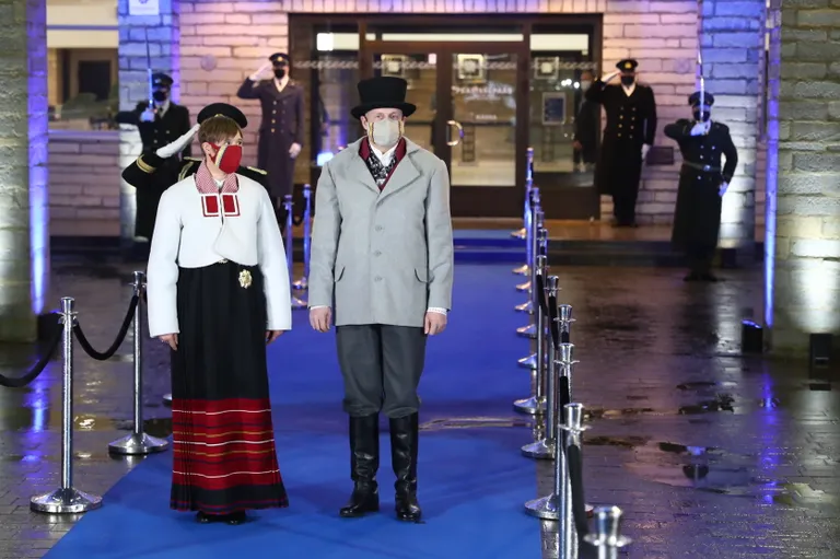 President Kersti Kaljulaid Paide kontserdimajas.