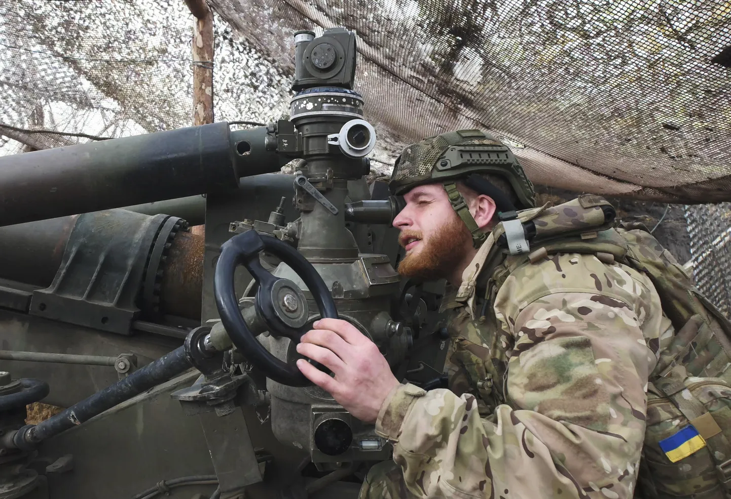 Украинский военнослужащий в Запорожье