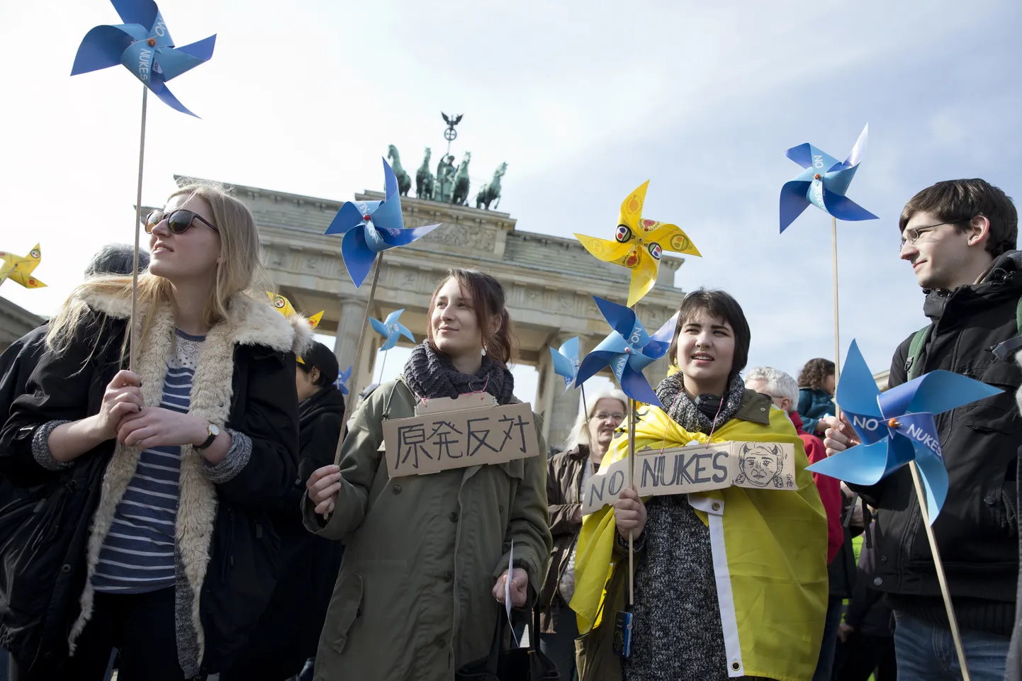 Tuumaenergia vastane meeleavaldus Berliinis 2015. aastal.