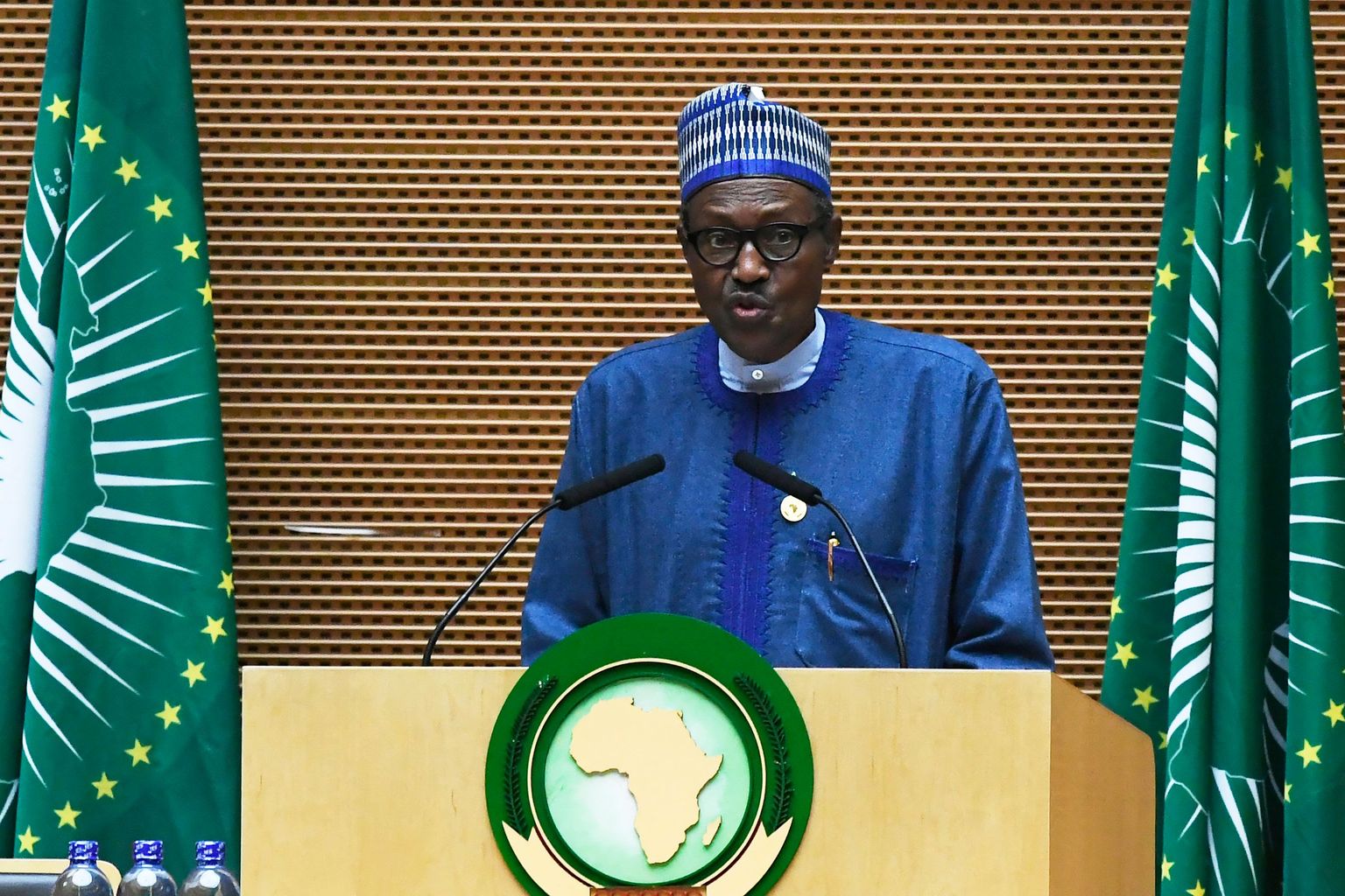 Nigeeria president Muhammadu Buhari.