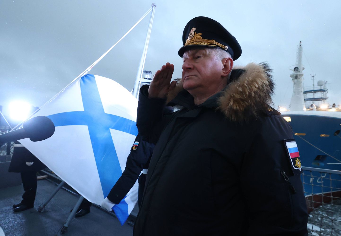 Venemaa mereväe ülemjuhataja Nikolai Jevmenov.