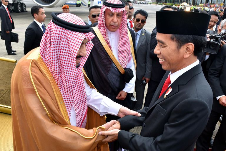 Indoneesia president Joko Widodo Saudi Araabia kuningas Salman bin Abdul Aziz