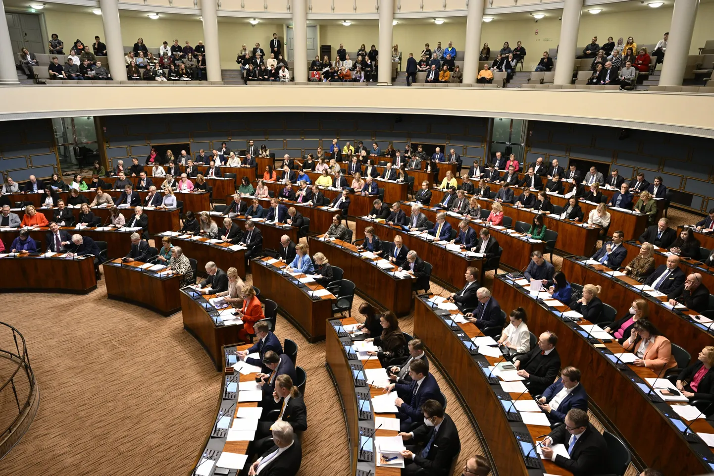 Заседание финского парламента. Иллюстративное фото.
