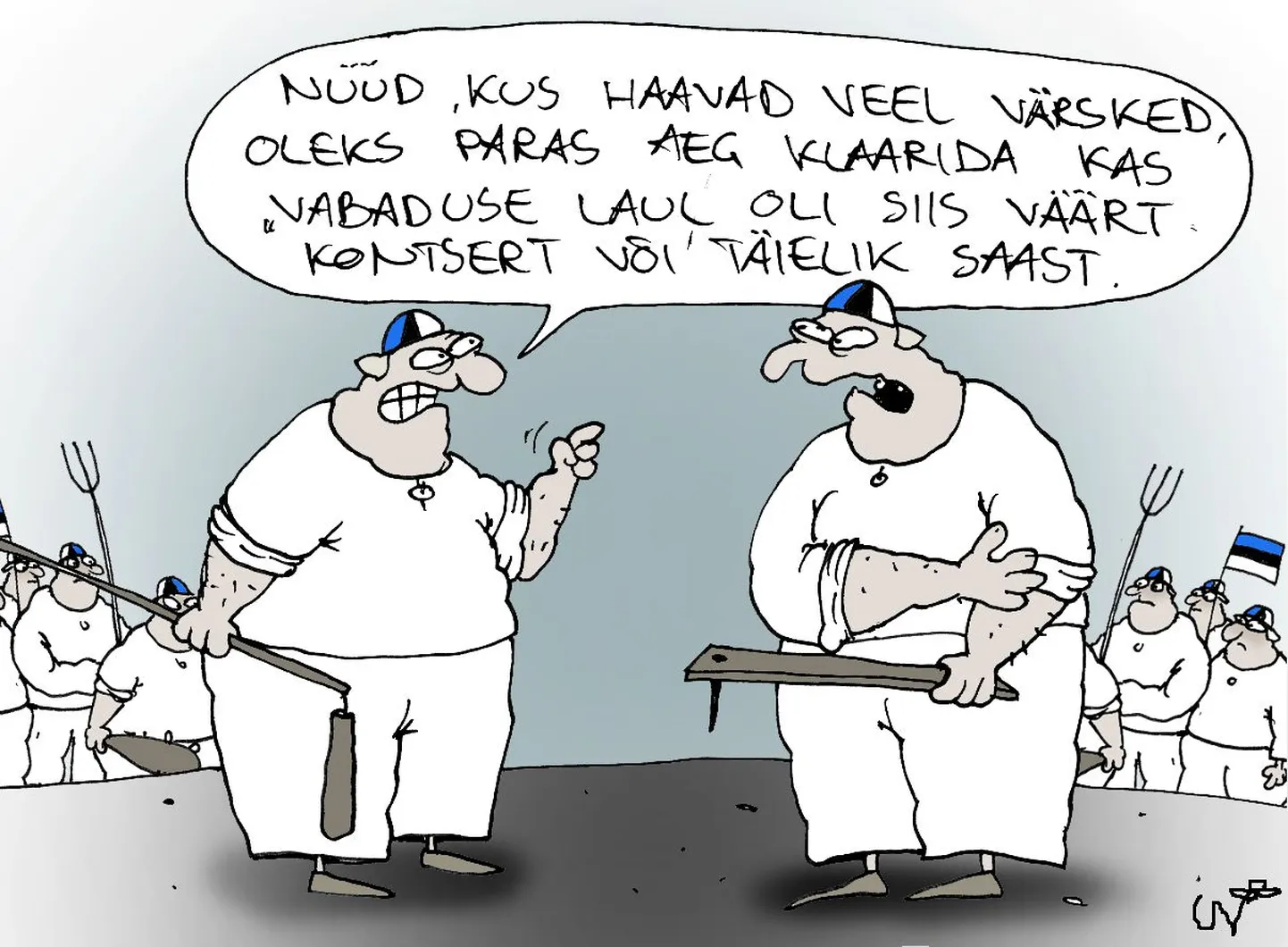 «Vabaduse laul» tekitab vastakaid arvamusi.