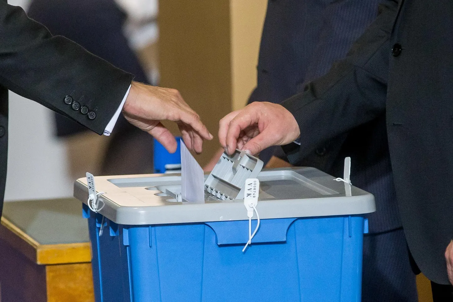 Голосование на муниципальных выборах.