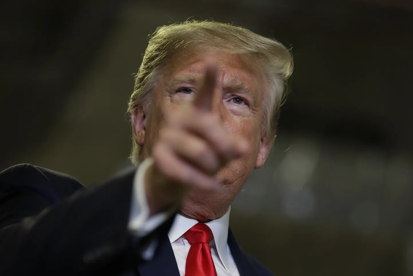 USA president Donald Trump Apple'i tehases.