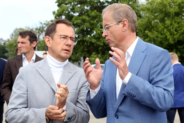 Валерий Каргин (слева) и Андрис Америкс