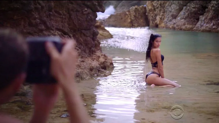 David Bellemere jäädvustamas modelli